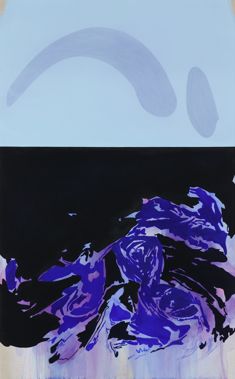 Milena Dragicevic Erections for Transatlantica (Lutz), 2018 Acryl und Öl auf Leinen 148 x 91,5 cm 