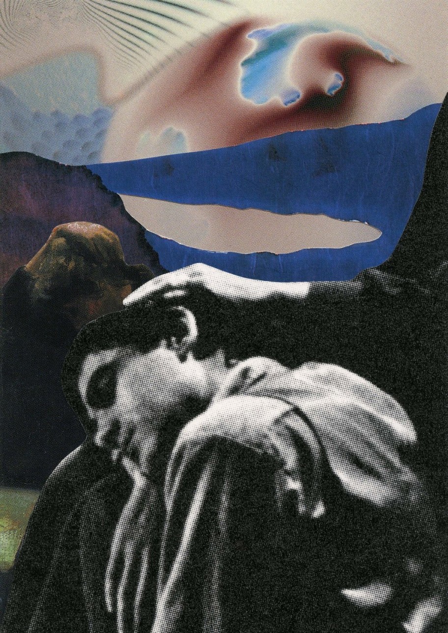 Jakob Kolding Untitled (Selected Ambient Works), 2019 collage on paper 23,8 x 16,8 cm 