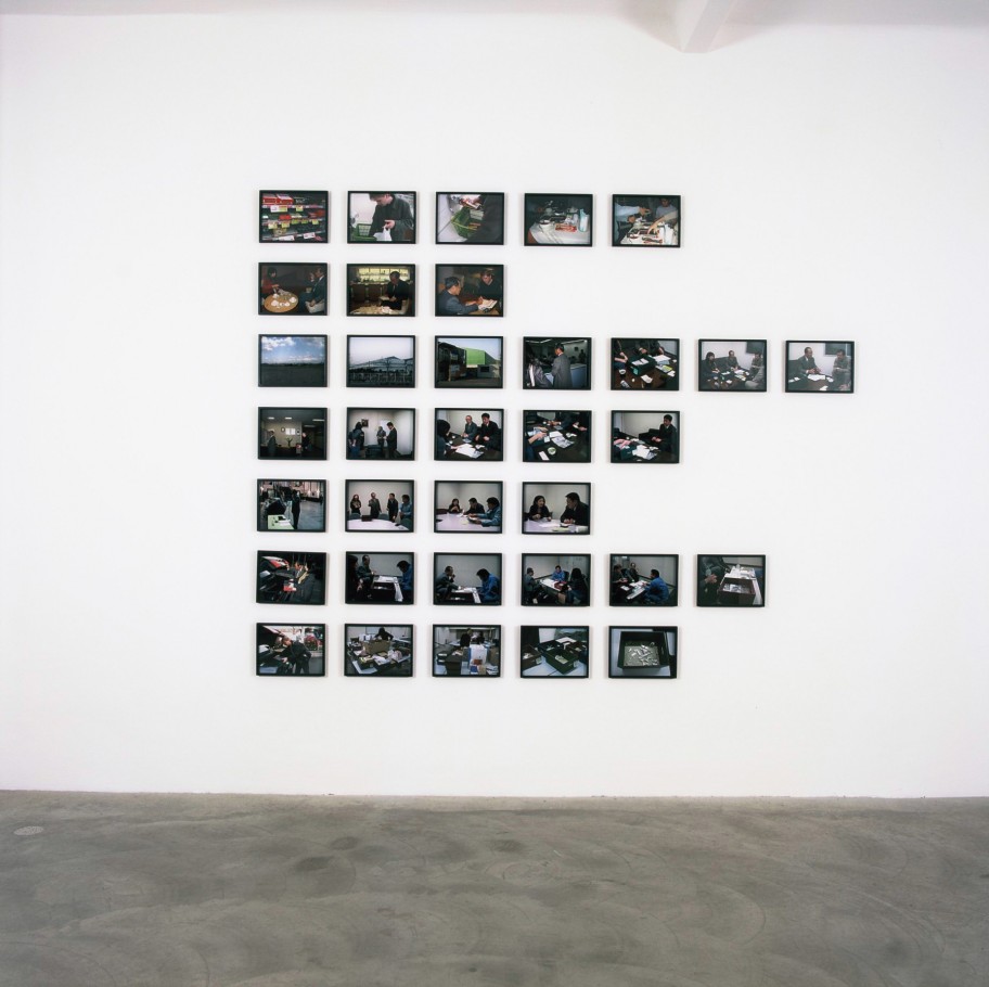 Roman Ondak Passage (Inventory of Production), 2004 Series of 35 colour photographs each 20 x 26 cm 