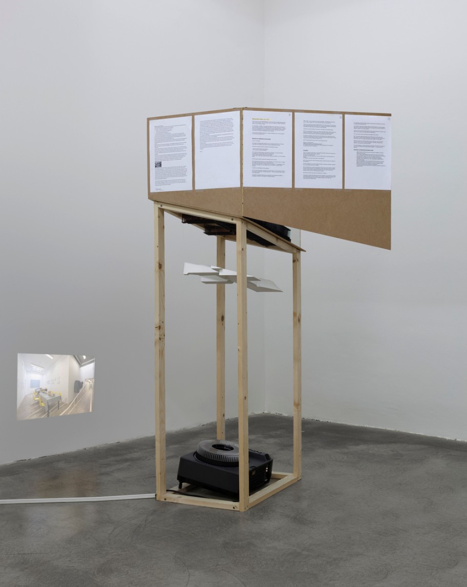 Adrien Tirtiaux The Great Cut, 2012–2014project box overall dimensions vary with installation  (box: 160 x 46 x 61 cm) 