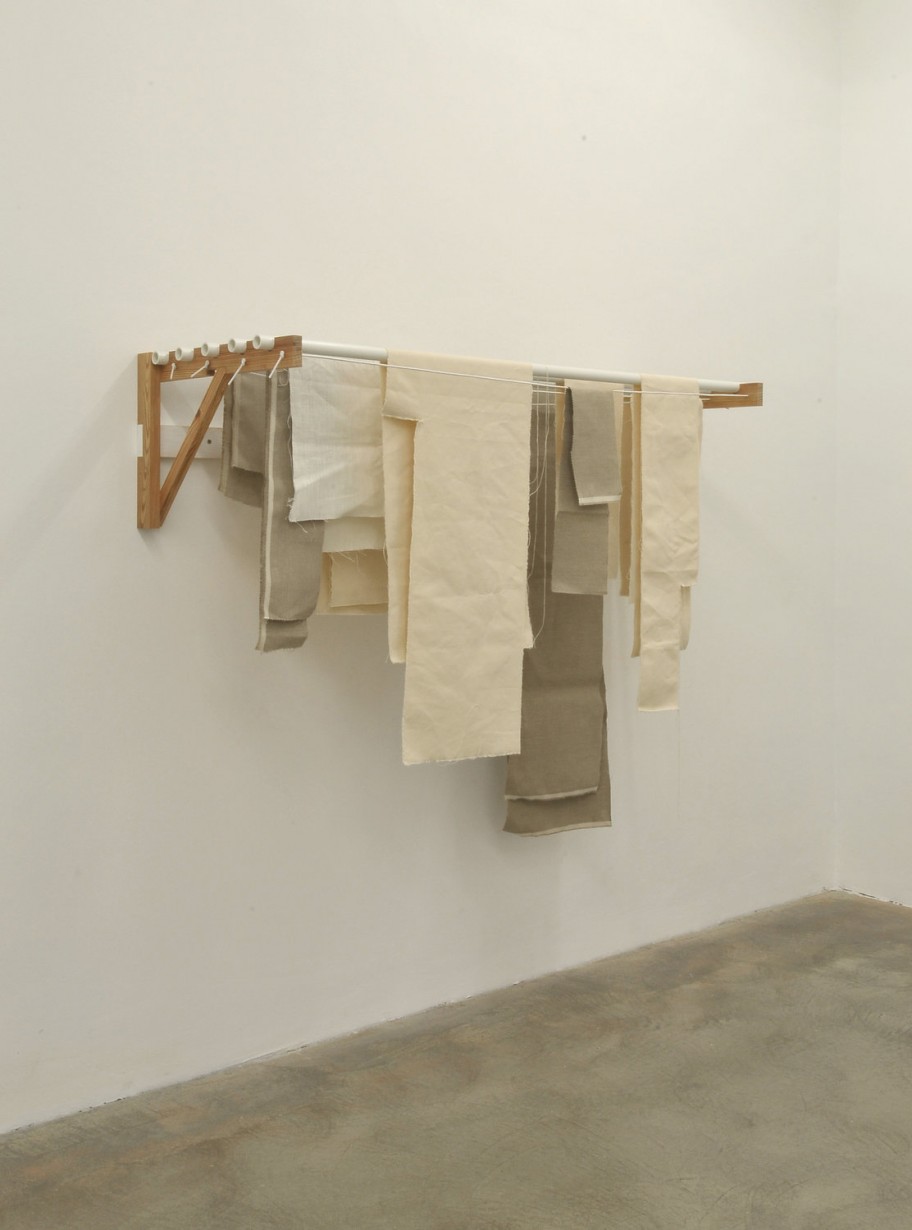 Donelle Woolford Wite Trash, 2010 wood, PVC, canvas, Linen, plastic, wire 125 x 150 x 49 cm 