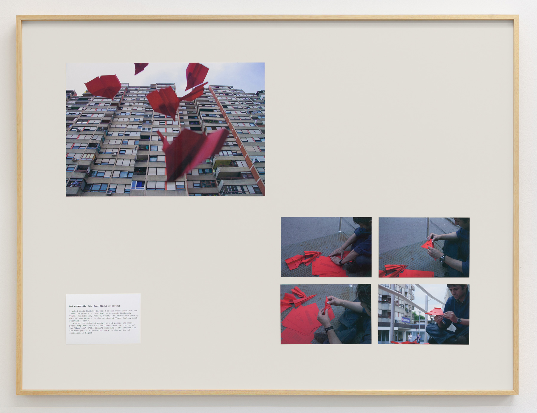 Igor Grubić, Red Escadrille (The Free Flight Of Poetry) / Crvena Eskadrila (Slobodan Let Poezije), 2008