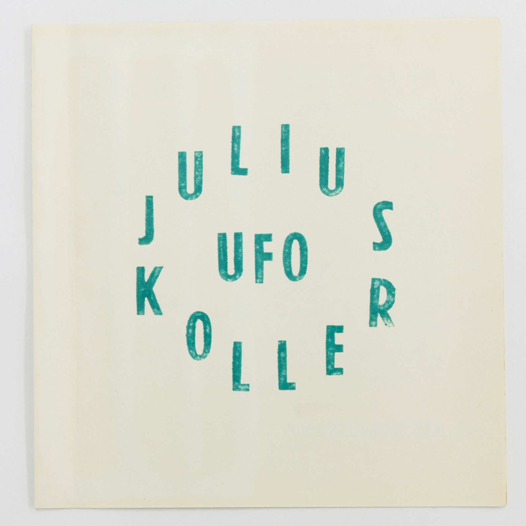 Július Koller, UFO (Umenie Fantastického Odhmotnenia), 1971