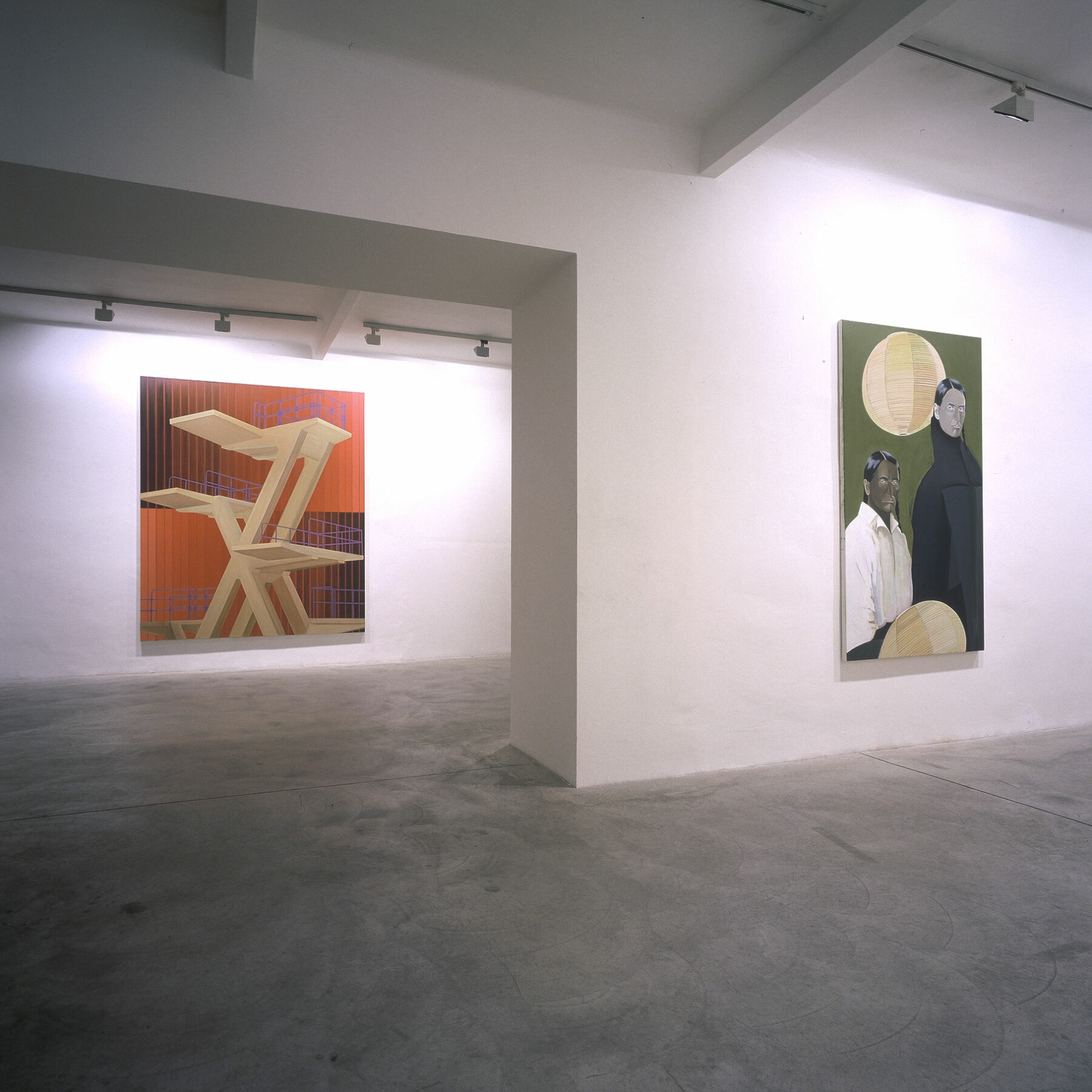 Exhibition view, Galerie Martin Janda, 2003