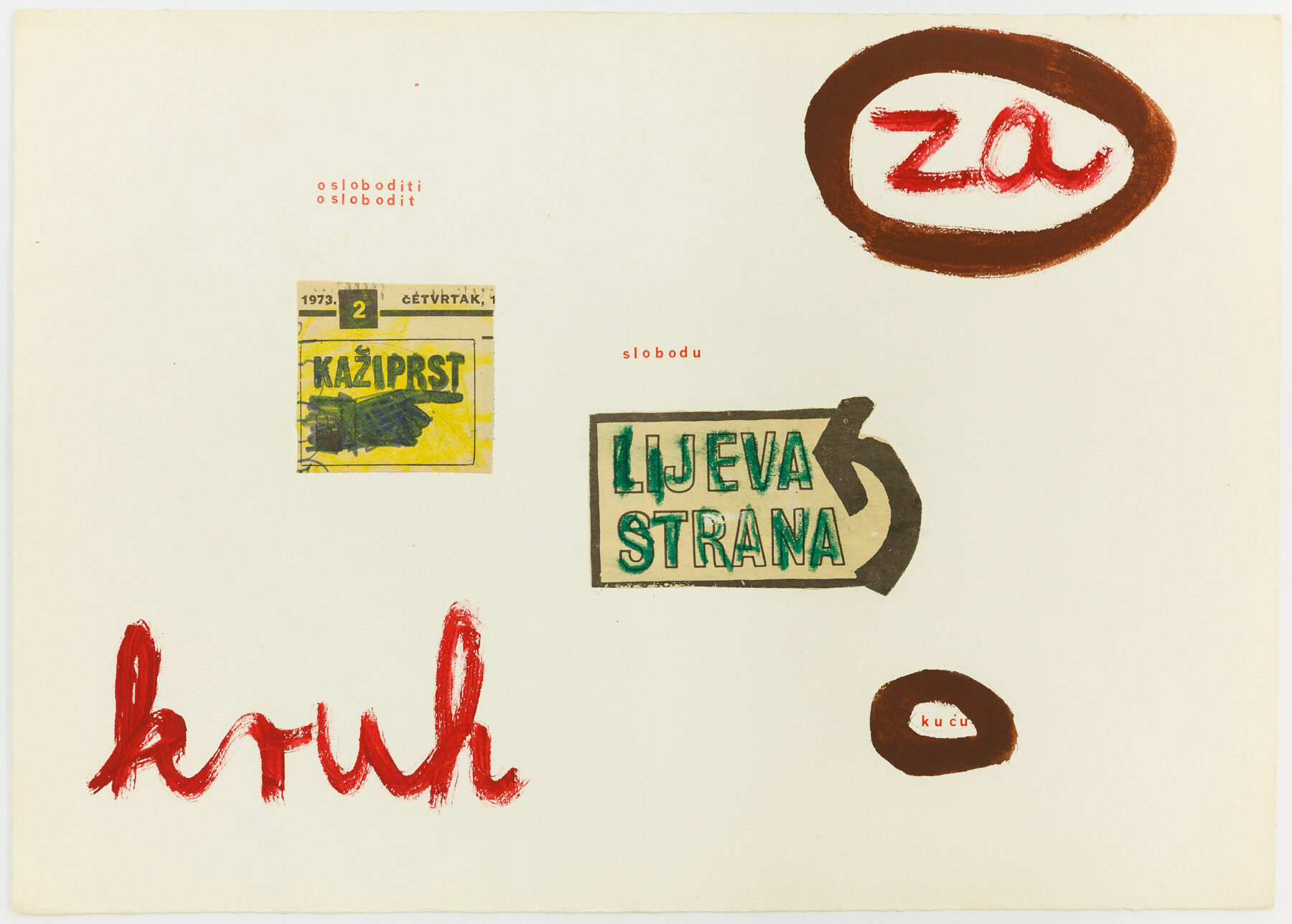 Mladen Stilinović, Za Kruh / For Bread, 1973