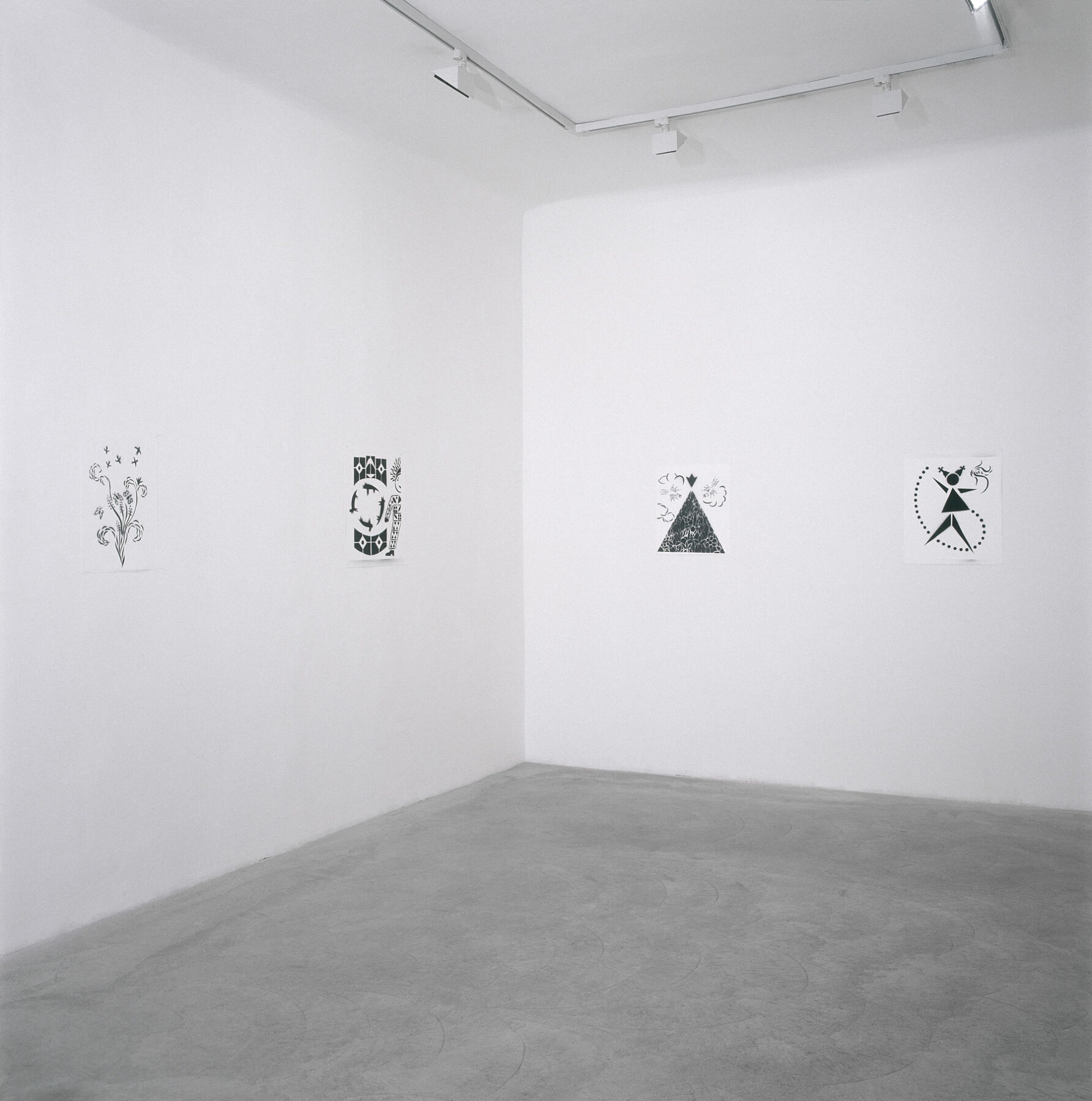 Exhibition view, Galerie Martin Janda, 2003